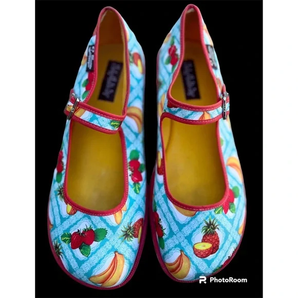 Chocolaticas hot chocolate design Kitsch Mary Jane platforms size 10 - Picture 2 of 5